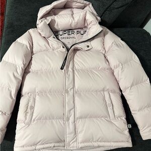 Super Puff Light Purple Puffer Jacket